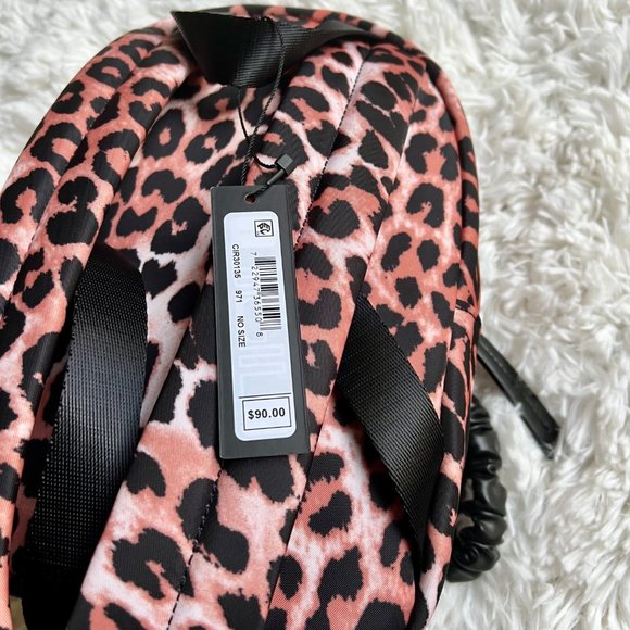 Dani Mini Backpack Circus by Sam Edelman Leopard Print NWT - Picture 9 of 13